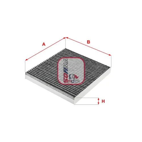 Filter, Innenraumluft SOFIMA S 4275 CA Bild Filter, Innenraumluft SOFIMA S 4275 CA