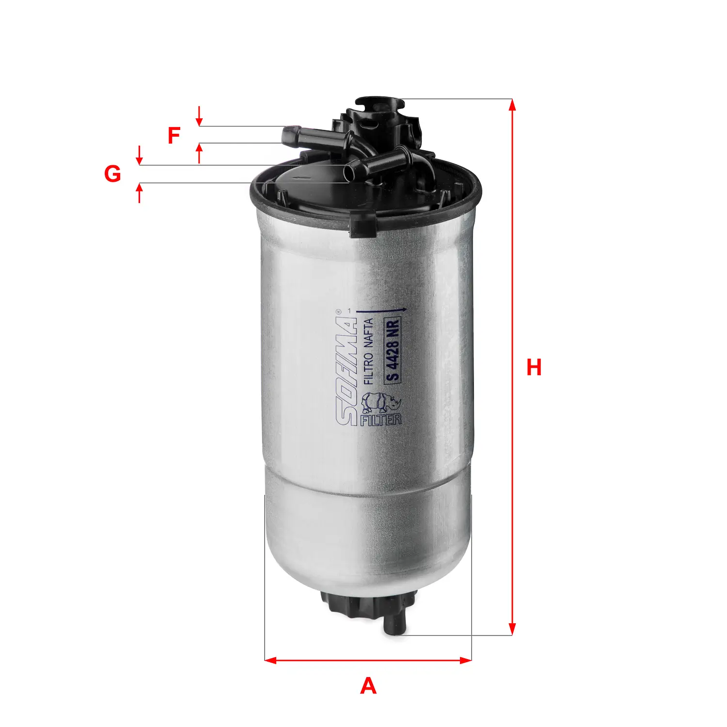Kraftstofffilter SOFIMA S 4428 NR