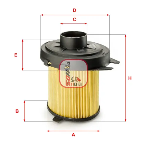 Luftfilter SOFIMA S 4580 A Bild Luftfilter SOFIMA S 4580 A