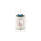 Kraftstofffilter SOFIMA S 6094 NE