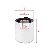 Luftfilter SOFIMA S 7621 A