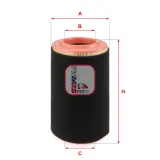 Luftfilter SOFIMA S 7A69 A