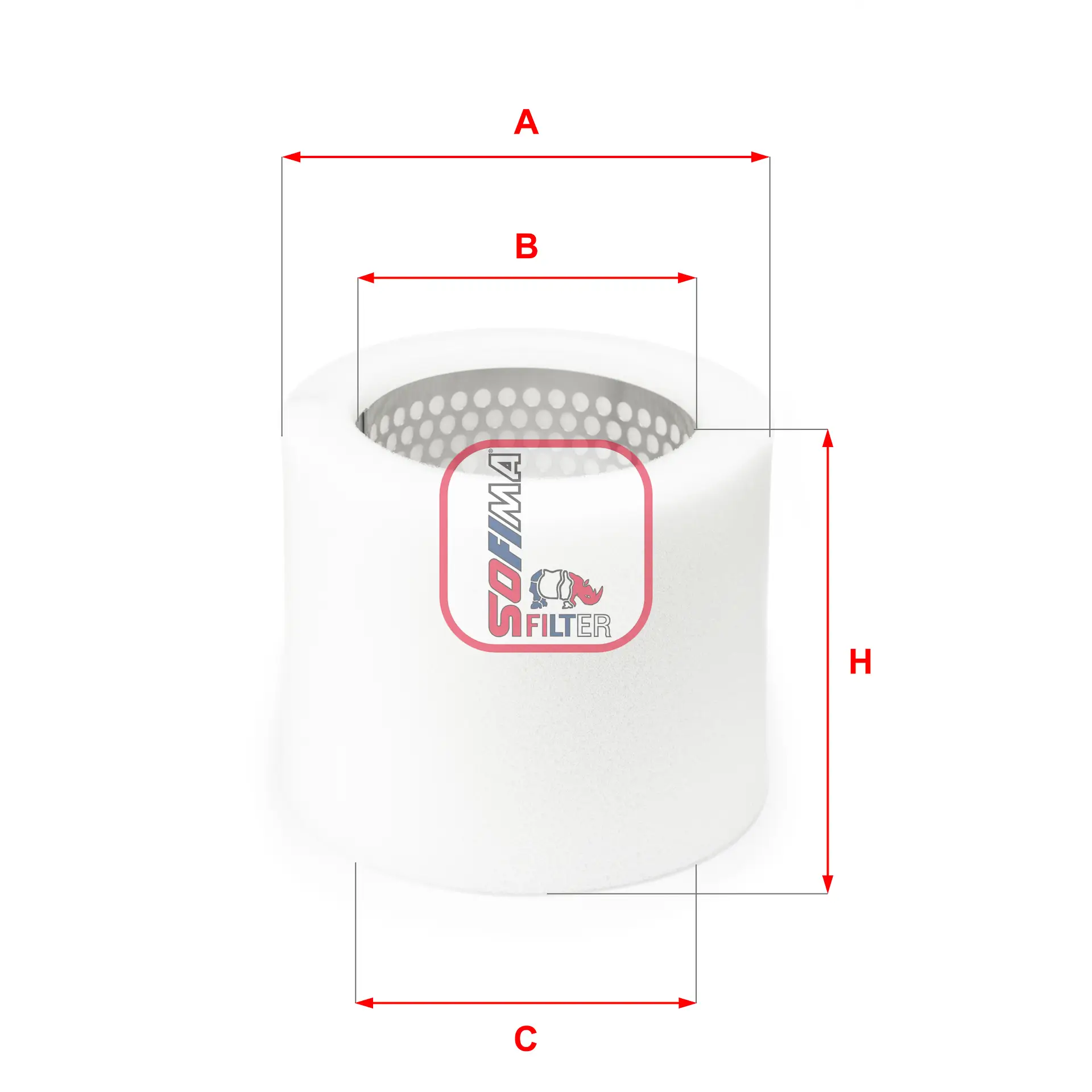 Luftfilter SOFIMA S 9780 A