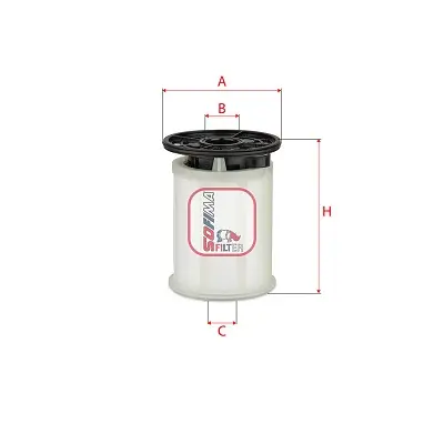 Kraftstofffilter SOFIMA S H2O6 NE