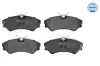 Bremsbelagsatz, Scheibenbremse Vorderachse MEYLE 025 201 2419