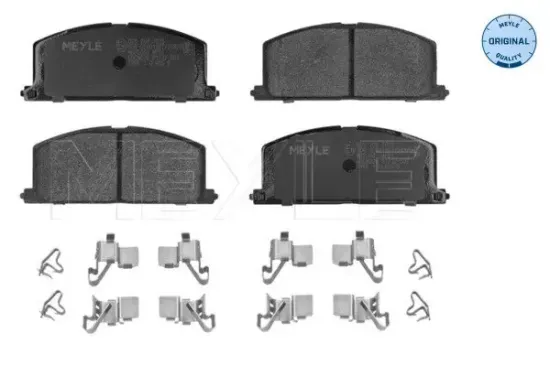 Bremsbelagsatz, Scheibenbremse Vorderachse MEYLE 025 208 7015 Bild Bremsbelagsatz, Scheibenbremse Vorderachse MEYLE 025 208 7015