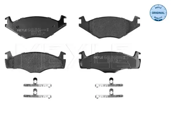 Bremsbelagsatz, Scheibenbremse Vorderachse MEYLE 025 208 8717