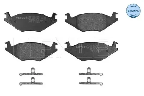 Bremsbelagsatz, Scheibenbremse MEYLE 025 208 8917 Bild Bremsbelagsatz, Scheibenbremse MEYLE 025 208 8917