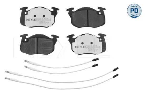 Bremsbelagsatz, Scheibenbremse Vorderachse MEYLE 025 209 0618/PD Bild Bremsbelagsatz, Scheibenbremse Vorderachse MEYLE 025 209 0618/PD