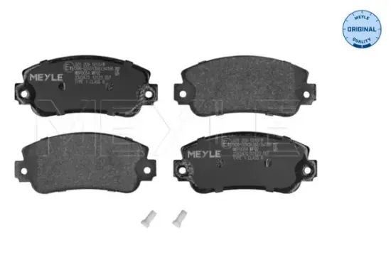 Bremsbelagsatz, Scheibenbremse Vorderachse MEYLE 025 209 5018/W Bild Bremsbelagsatz, Scheibenbremse Vorderachse MEYLE 025 209 5018/W