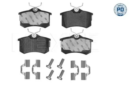 Bremsbelagsatz, Scheibenbremse MEYLE 025 209 6117/PD Bild Bremsbelagsatz, Scheibenbremse MEYLE 025 209 6117/PD