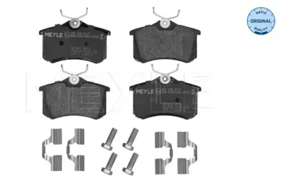 Bremsbelagsatz, Scheibenbremse MEYLE 025 209 6117 Bild Bremsbelagsatz, Scheibenbremse MEYLE 025 209 6117