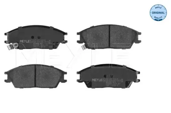 Bremsbelagsatz, Scheibenbremse Vorderachse MEYLE 025 210 1214/W Bild Bremsbelagsatz, Scheibenbremse Vorderachse MEYLE 025 210 1214/W