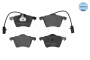 Bremsbelagsatz, Scheibenbremse Vorderachse MEYLE 025 210 3419/W