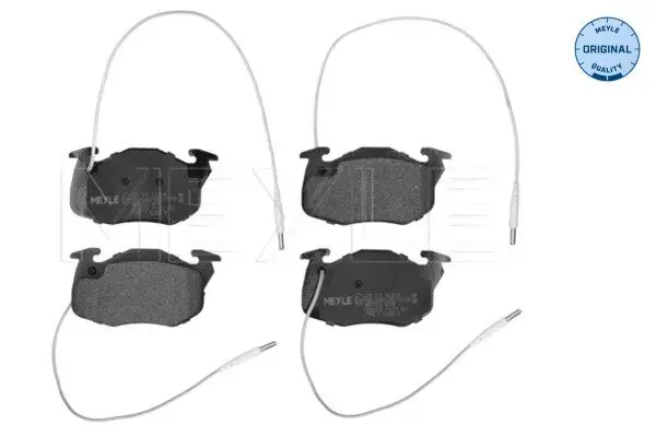 Bremsbelagsatz, Scheibenbremse Vorderachse MEYLE 025 214 1418/W
