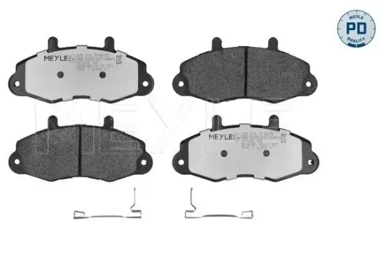 Bremsbelagsatz, Scheibenbremse Vorderachse MEYLE 025 214 7018/PD Bild Bremsbelagsatz, Scheibenbremse Vorderachse MEYLE 025 214 7018/PD