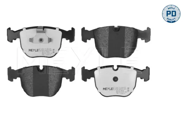 Bremsbelagsatz, Scheibenbremse Vorderachse MEYLE 025 214 8619/PD