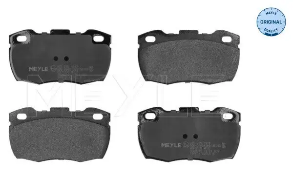 Bremsbelagsatz, Scheibenbremse Vorderachse MEYLE 025 215 1918