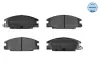Bremsbelagsatz, Scheibenbremse Vorderachse MEYLE 025 215 4316/W