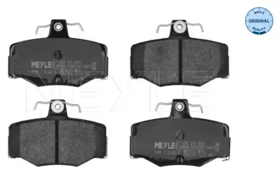 Bremsbelagsatz, Scheibenbremse Hinterachse MEYLE 025 215 4515 Bild Bremsbelagsatz, Scheibenbremse Hinterachse MEYLE 025 215 4515