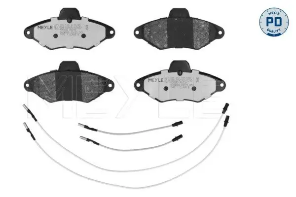 Bremsbelagsatz, Scheibenbremse Vorderachse MEYLE 025 216 3117/PD