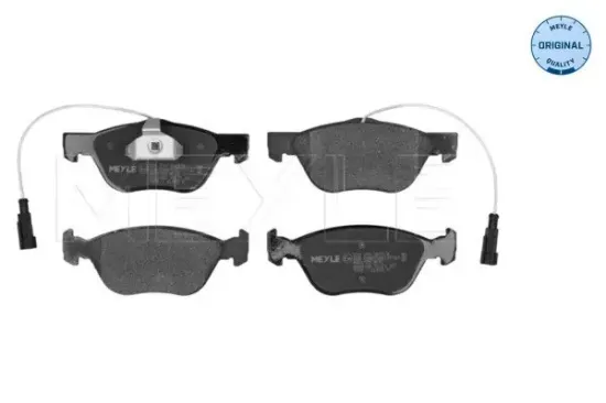 Bremsbelagsatz, Scheibenbremse Vorderachse MEYLE 025 216 3619/W Bild Bremsbelagsatz, Scheibenbremse Vorderachse MEYLE 025 216 3619/W