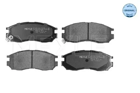 Bremsbelagsatz, Scheibenbremse Vorderachse MEYLE 025 216 4716/W Bild Bremsbelagsatz, Scheibenbremse Vorderachse MEYLE 025 216 4716/W