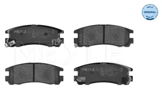 Bremsbelagsatz, Scheibenbremse Hinterachse MEYLE 025 217 0615/W Bild Bremsbelagsatz, Scheibenbremse Hinterachse MEYLE 025 217 0615/W