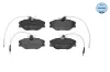 Bremsbelagsatz, Scheibenbremse Vorderachse MEYLE 025 218 0119/W Bild Bremsbelagsatz, Scheibenbremse Vorderachse MEYLE 025 218 0119/W