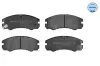 Bremsbelagsatz, Scheibenbremse Vorderachse MEYLE 025 218 4516/W Bild Bremsbelagsatz, Scheibenbremse Vorderachse MEYLE 025 218 4516/W