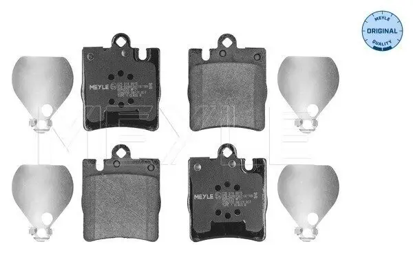 Bremsbelagsatz, Scheibenbremse Hinterachse MEYLE 025 218 9915
