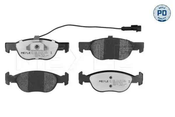 Bremsbelagsatz, Scheibenbremse Vorderachse MEYLE 025 219 3017/PD