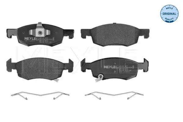 Bremsbelagsatz, Scheibenbremse Vorderachse MEYLE 025 221 4317