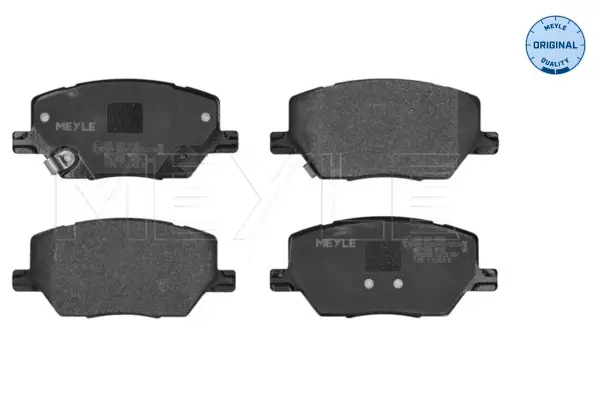 Bremsbelagsatz, Scheibenbremse Vorderachse MEYLE 025 221 6520