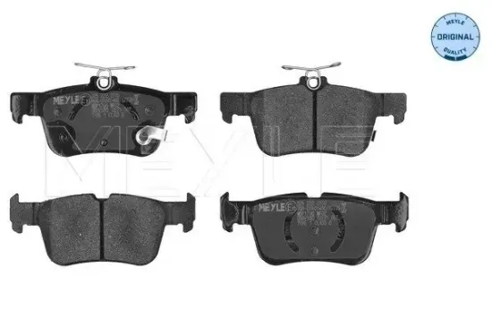 Bremsbelagsatz, Scheibenbremse Hinterachse MEYLE 025 222 3116 Bild Bremsbelagsatz, Scheibenbremse Hinterachse MEYLE 025 222 3116