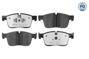 Bremsbelagsatz, Scheibenbremse Vorderachse MEYLE 025 223 0218/PD
