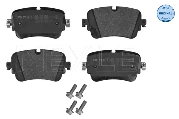 Bremsbelagsatz, Scheibenbremse Hinterachse MEYLE 025 223 0717