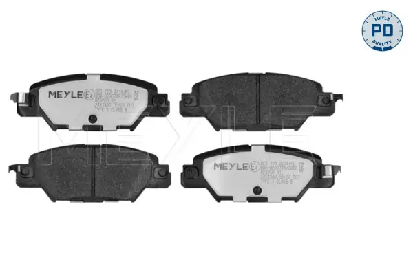 Bremsbelagsatz, Scheibenbremse Hinterachse MEYLE 025 223 3214/PD