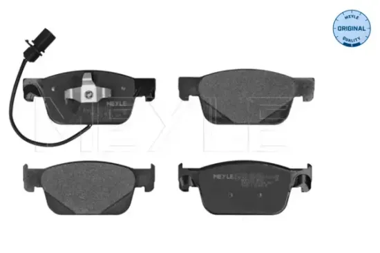 Bremsbelagsatz, Scheibenbremse Vorderachse MEYLE 025 223 8317 Bild Bremsbelagsatz, Scheibenbremse Vorderachse MEYLE 025 223 8317