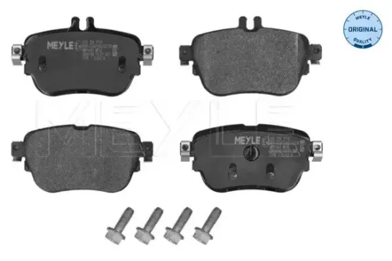 Bremsbelagsatz, Scheibenbremse Hinterachse MEYLE 025 224 3716 Bild Bremsbelagsatz, Scheibenbremse Hinterachse MEYLE 025 224 3716
