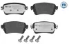 Bremsbelagsatz, Scheibenbremse Hinterachse MEYLE 025 225 8818/PD Bild Bremsbelagsatz, Scheibenbremse Hinterachse MEYLE 025 225 8818/PD
