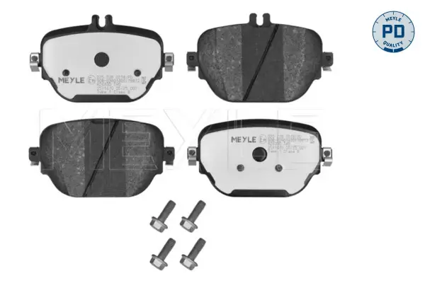Bremsbelagsatz, Scheibenbremse Hinterachse MEYLE 025 226 0218/PD