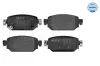 Bremsbelagsatz, Scheibenbremse Hinterachse MEYLE 025 226 2315