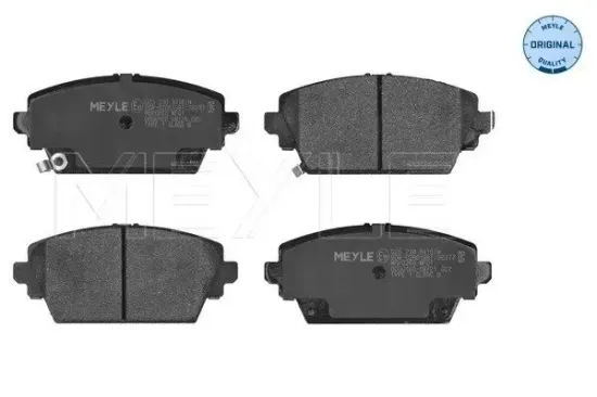 Bremsbelagsatz, Scheibenbremse Vorderachse MEYLE 025 230 9416/W Bild Bremsbelagsatz, Scheibenbremse Vorderachse MEYLE 025 230 9416/W
