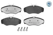 Bremsbelagsatz, Scheibenbremse Vorderachse MEYLE 025 230 9918/PD