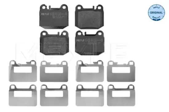 Bremsbelagsatz, Scheibenbremse Hinterachse MEYLE 025 231 5715 Bild Bremsbelagsatz, Scheibenbremse Hinterachse MEYLE 025 231 5715