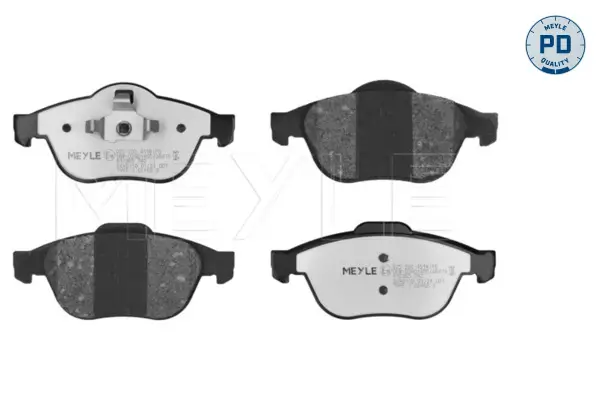 Bremsbelagsatz, Scheibenbremse Vorderachse MEYLE 025 232 4518/PD
