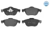 Bremsbelagsatz, Scheibenbremse Vorderachse MEYLE 025 232 4518