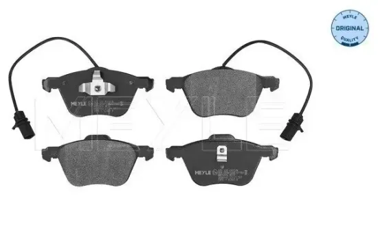 Bremsbelagsatz, Scheibenbremse Vorderachse MEYLE 025 232 6920/W Bild Bremsbelagsatz, Scheibenbremse Vorderachse MEYLE 025 232 6920/W