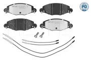 Bremsbelagsatz, Scheibenbremse Vorderachse MEYLE 025 232 7318/PD